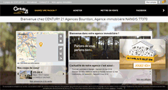 Desktop Screenshot of century21-bourillon-nangis.com
