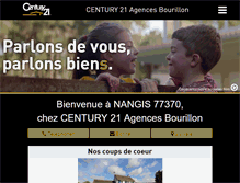Tablet Screenshot of century21-bourillon-nangis.com